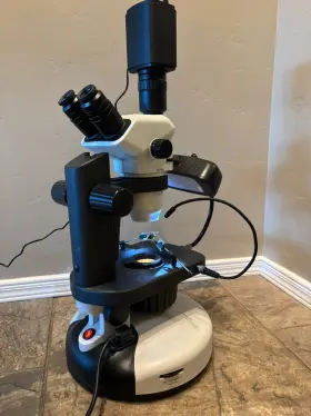 3076-gs Accu-scope Gemological Digital Microscope With Excelis 4k Camera