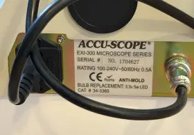 Exi-300 Accu-scope Inverted Binocular Microscope 4x 10x 40x Biological Lab