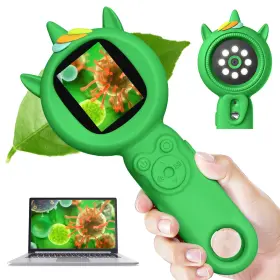 Ac-z800-05 Acoath Microscope For Kids Auto-focus Handheld Digital Microscopes Green