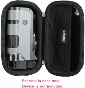 100x-250x Adada 220107-05 Hard Travel Case For Carson Microflip Led Uv Lighted Pocket Microscope #2