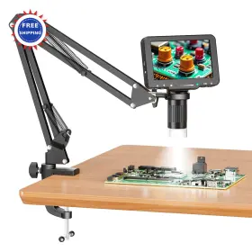 Lp050-yk Aikokkl 5 Lcd Digital Microscope 1000x Magnification Soldering For Electronics