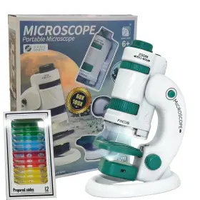 Alkm-0002 Alicacho Kids Microscope Mini Labsters Portable For Mi