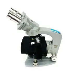 392830 American Optical Ao Spencer Light Microscope With 3.5x 43x 97x Objectives