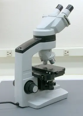 Ao150 American Optical Binocular Microscope Complete With Case