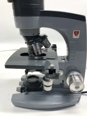590812 American Optical Corp Microscope 1031 With 4 Objectives Med #2