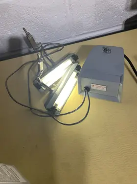 K-1770 American Optical Vintage Microscope Light Lamp Forensic Comparison K 1453 #2