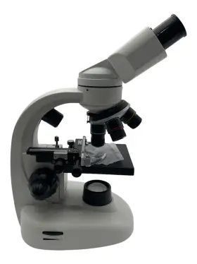 Woz-mic-2500x Amotopart Wozel Binocular Compound Microscope 40x-2500x - Dual Led Silver