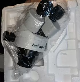 7x-45x Amscope 013964504958 Binocular Zoom Power Stereo Microscope Head -super Widefield View #2
