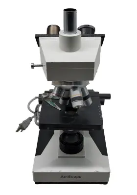 053402 Amscope 40x To 2000x Magnification Led Illumination Multiple Lenses
