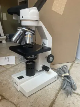 40x-2000x Amscope 1075389 M500 Series Monocular Led Student School Compound Microscope #3
