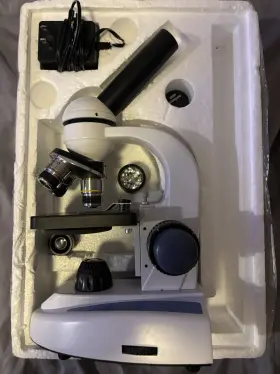 1585412 Amscope Monocular Compound Microscope Upright For Biological Laboratory