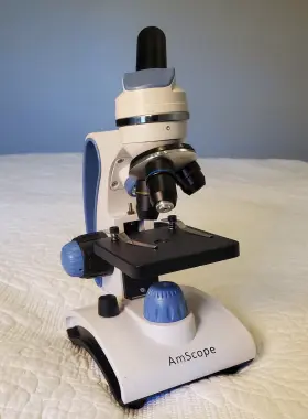 40x-1000x Amscope 840979135637 M161 Student Monocular Compound Microscope 40x-1000x. Free Ship