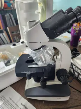 40x-1000x Amscope 840979183072 Siedentopf Trinocular Biological Compound Led Microscope