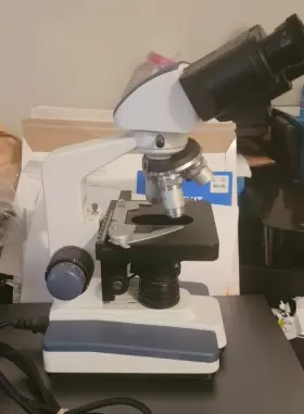 40x-2500x Amscope B020c-q Binocular Compound Lab Microscope W 3d Mechanical Stage #2
