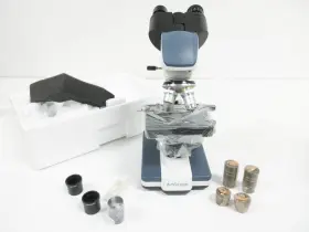 B120b-e-3pl Amscope 40x - 2000x Led Digital Binocular Compound Microscope