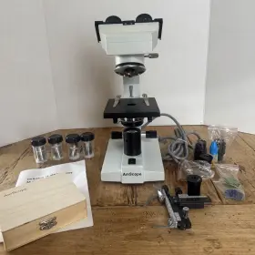 Bm-100fl Amscope Bm100fl Series Biological Microscope-m Including Slides