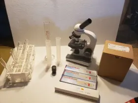 40x-1000x Amscope Cl-m150c Compound Microscope Metal With Optical Lens Student And Multi-use