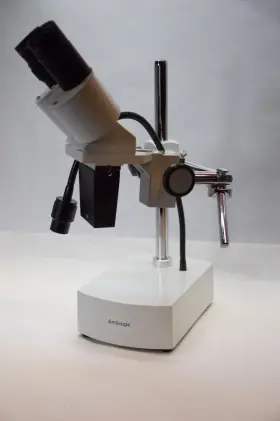 Hg827795 Amscope 100v-240v 10x Mag. Professional Binocular Stereo Microscope #3