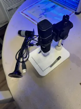 50x-1000x Amscope Hhd510-w 2mp Wi-fi Usb Handheld Led Microscope With Table Stand #2