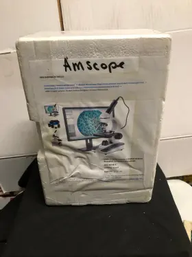 M148-e Amscope Biological Compound Microscope Usb Digital Camera Multi-use Student