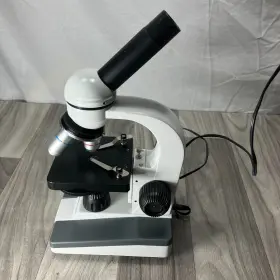 M148c-e Amscope Compound Monocular Microscope Wf10x And Wf25x Eyepieces