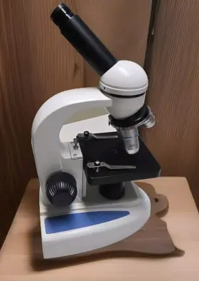40x-1000x Amscope M149c-e1 Student Monocular Led Microscope Works Perfect See Pics #3
