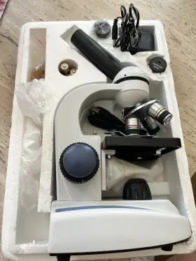 40x-1000x Amscope M150c-e M158c Compound Led Microscope With Slides
