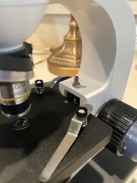 M150c-pb10-wm Amscope 40x-1000x Portable Student Compound Led Microscope Kit Slides Book