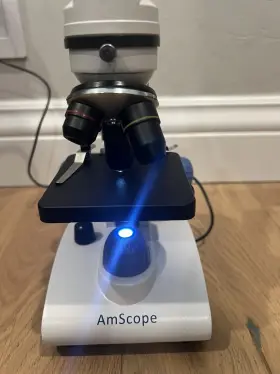 M162c-2l-pb10 Amscope 40x-1000x Dual Light Glass Monocular Student Microscope #2