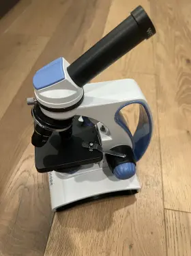 M162c-2l-pb10 Amscope 40x-1000x Dual Light Glass Monocular Student Microscope