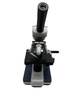 40x-2000x Amscope M620b Led Monocular Compound Microscope Read Missing Parts
