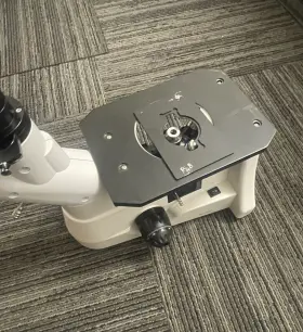 40x-400x Amscope Me1400t Super Widefield Polarizing Metallurgical Inverted Microscope #3