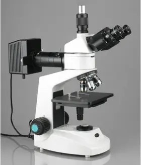 Me320t-pz-8m Amscope Me320t Digital Polarizing Trinocular Metallurgical Microscope