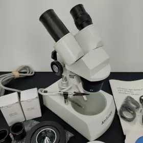 20x-30x-40x-60x Amscope Se306-py-dk Stereo Microscope W Usb Digital Camera Top/bottom Lights