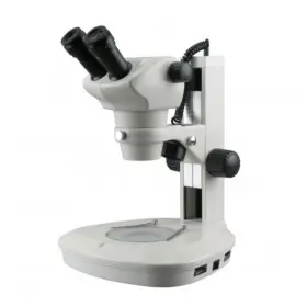 Sf-2bra Amscope Sf 2bra Binocular Stereo Zoom Microscope 8 50 With Led Lighting And Track Stand