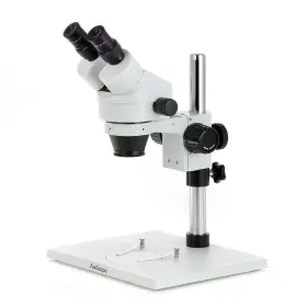 7x-45x Amscope Sm-1b Binocular Zoom Stereo Microscope W Pillar-stand Large Base