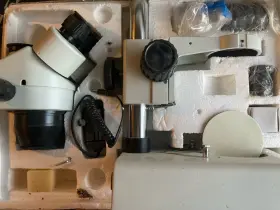 Sm-2t Amscope Trinocular Zoom Stereo Microscope In Box