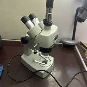 Sm-2tx Amscope Fisher Scientific Trinocular Microscope Dual Halogen Lights