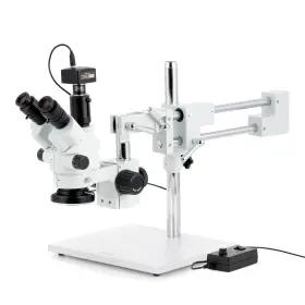 Sm-4ntpz-144-10m Amscope 3.5x-90x Simul-focal Stereo Zoom Microscope Stand Led 10mp Cam