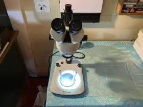Sm-4t-56s Amscope 7x-45x Circuit Inspection Trinocular Zoom Stereo Microscope #2