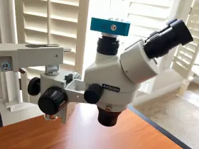 Sm-4tpz Amscope Professional Trinocular Stereo Zoom Microscope #2