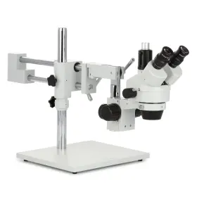Sm-4tx-frl Amscope 3.5x-45x Trinocular Stereo Boom Zoom Microscope Fluorescent Light