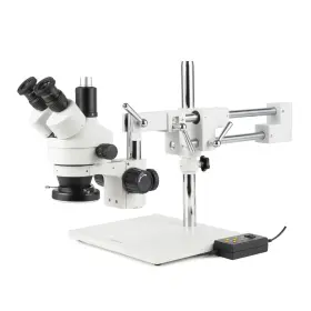 Sm-4tz-144a-18m3 Amscope 3.5x-90x Trinocular Stereo Microscope 4-zone 144-led 18mp