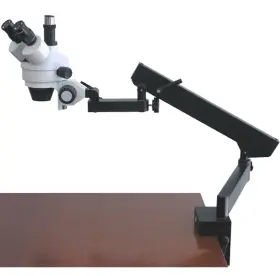 Sm-8b-144s Amscope 7x-45x Binocular Stereo Zoom Microscope Articulating Arm 144 Led Light