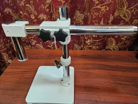 Sm3t54s Amscope Saw Single-arm Heavy Duty Boom Stand No Focusing Bracket Included #3