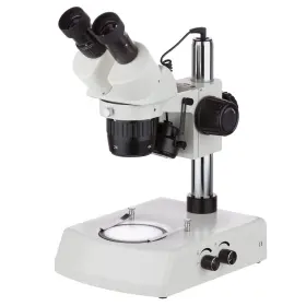 Sw-2b24-led-v331 Amscope 20x-40x Super Widefield Stereo Microscope With Top And Bottom Led Lights