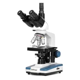 T120c-3pl Amscope 400x - 2500x Led Lab Trinocular Compound Microscope With 3d