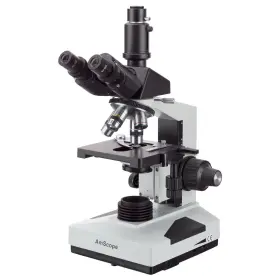 40x-2500x Amscope T490c Simul-focal Biological Trinocular Compound Microscope