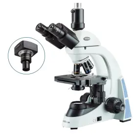40x-2000x Amscope T550b-m Led Biological Trinocular Compound Microscope 1.3mp Camera