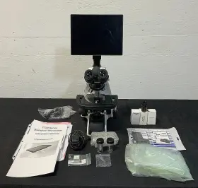 T720 Amscope Biological Laboratory Microscope Quintuple Plan Infinity Kohler 48a